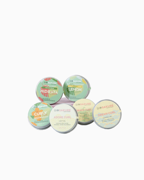 pack producto para pelo rizado mini tallas